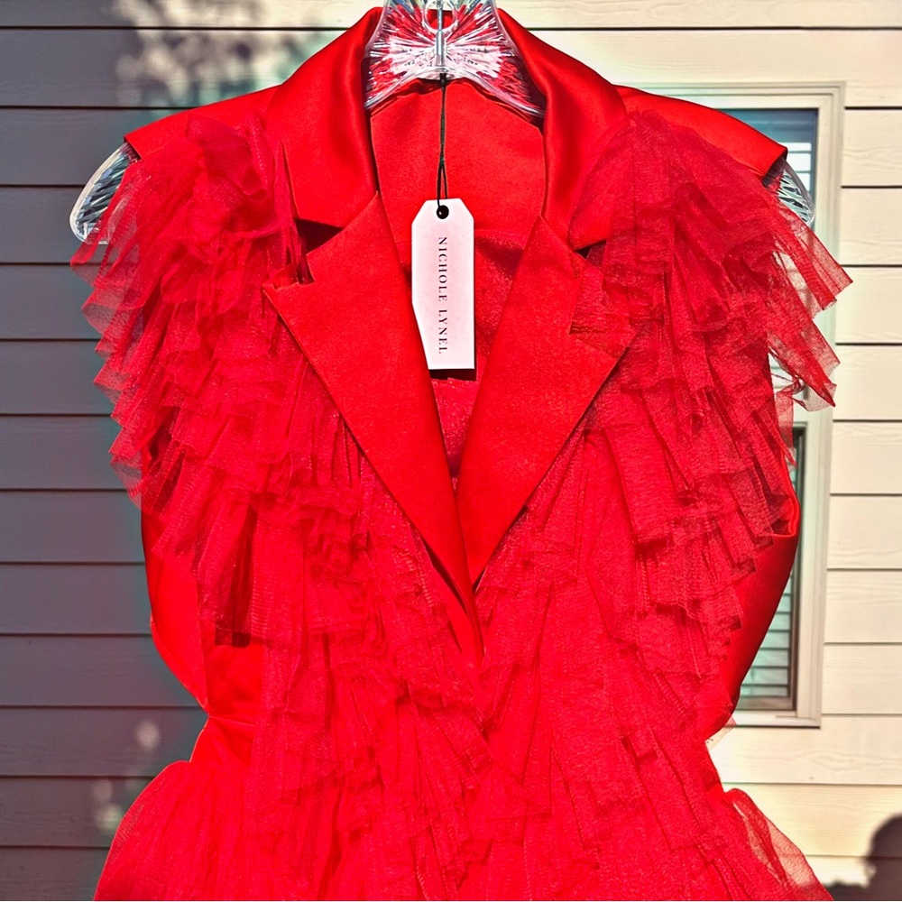 Nicole Lynel ❤️ “Give Me More” Ruffle Vest Dress! - Runs Small